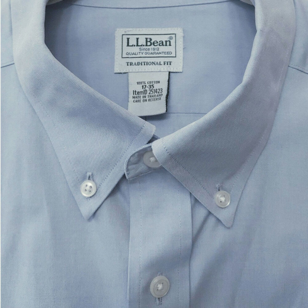L.L. Bean Traditional Fit Button Down Oxford Shirt